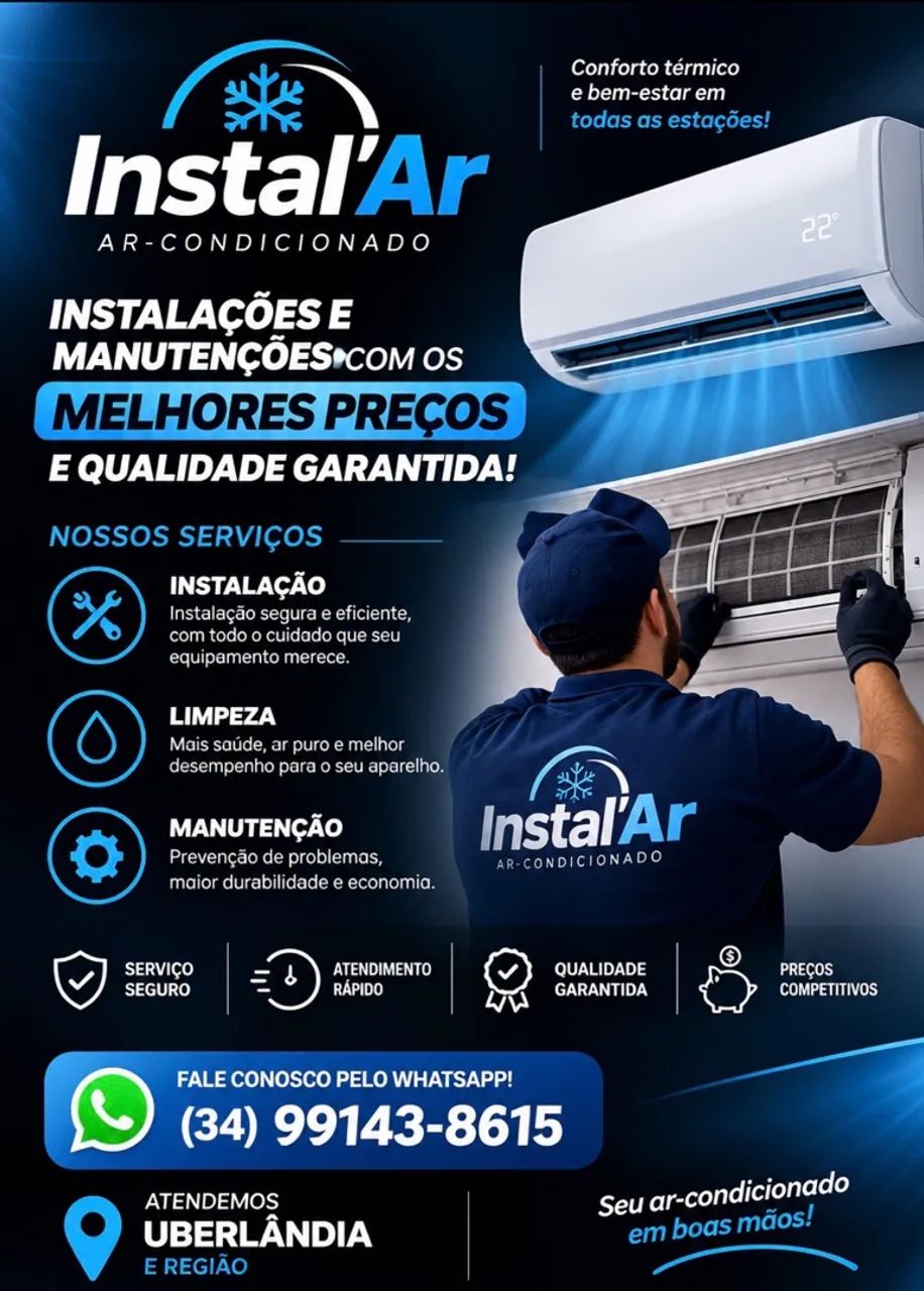 INSTALAÇÃO DE AR CONDICIONADO