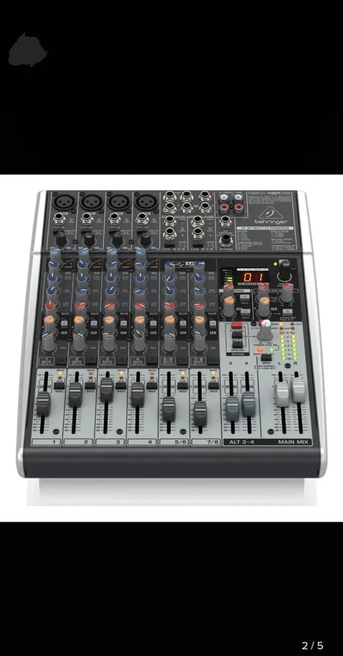 MESA DE SOM BEHRINGER XENYX 1204 NOVA - COM EFEITOS DE VOZ - BIVOLT - Foto 4