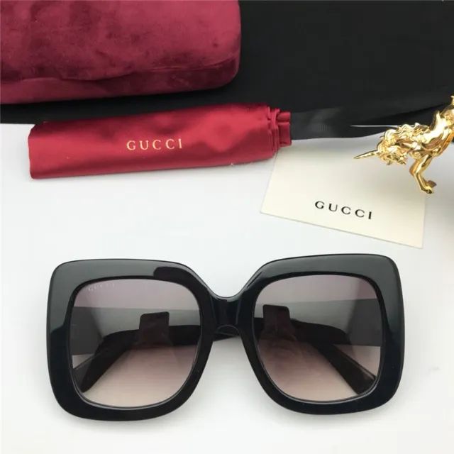 óculos de sol gucci GG 0083 - PRETO DEGRADE - Foto 2
