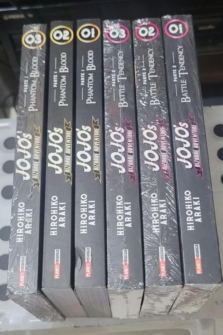 JOJO'S PHANTOM BLOOD VOLUME 1,2,3 & JOJO'S BATTLE TENDENCY 1,2,3