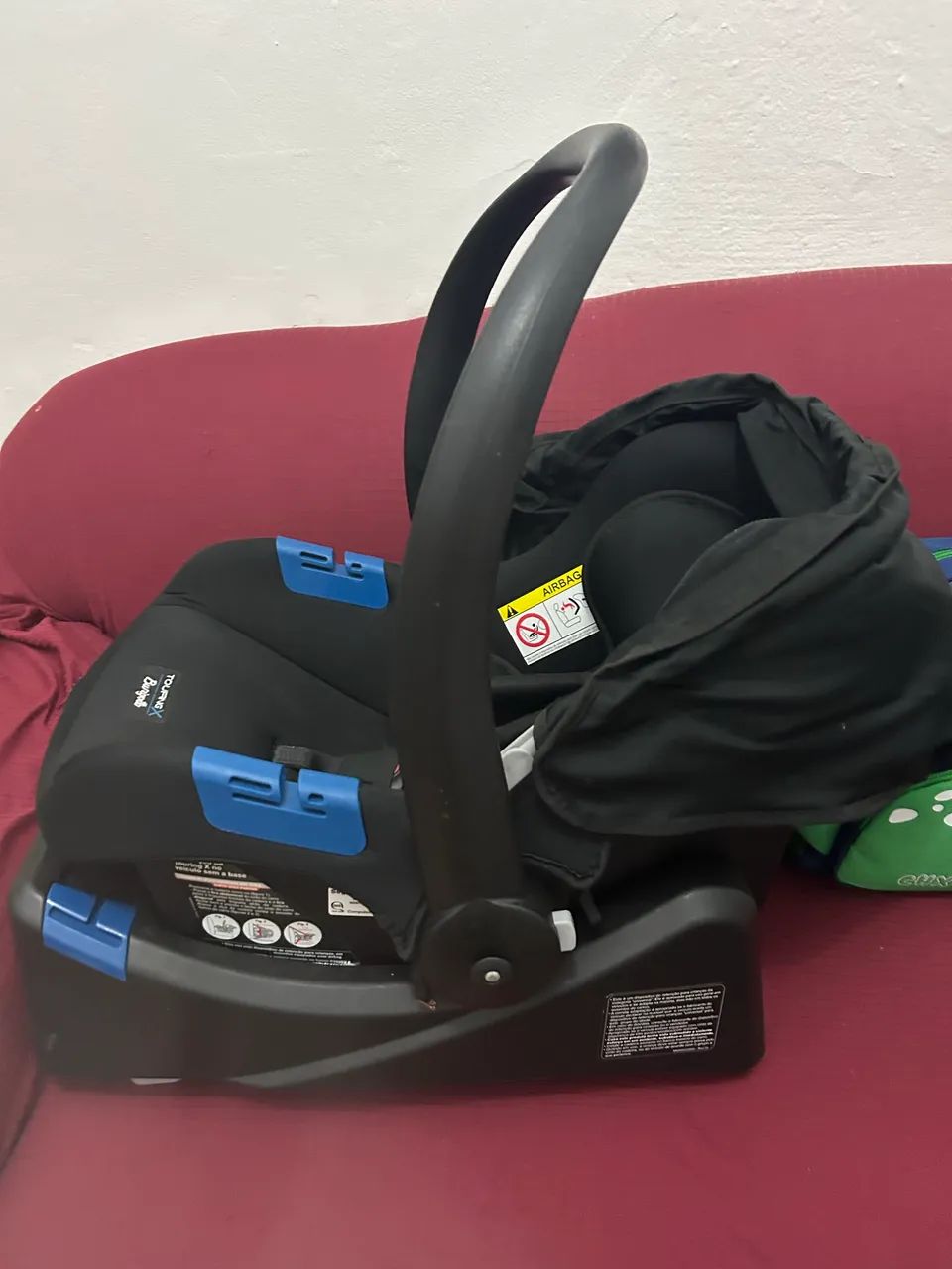 Bebê conforto com base Burigotto - Preto 