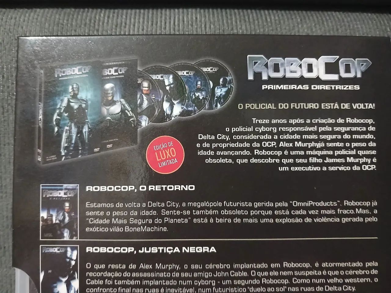 DVD - Robocop Primeiras Diretrizes - Série Completa 4 DVD Original  - Foto 4