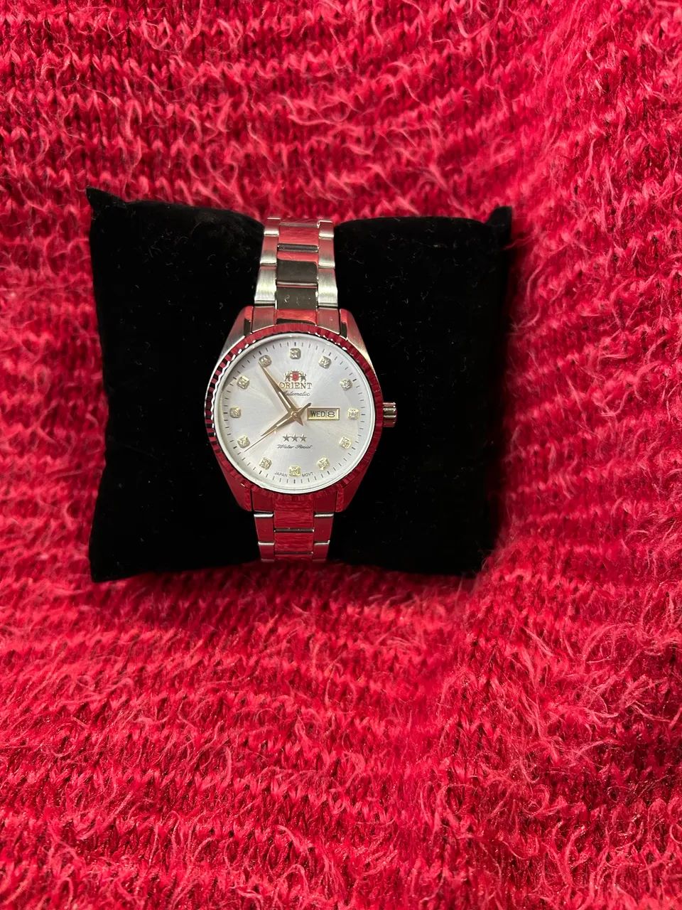 Relógio Orient Automático Inox Feminino Prata Resistente à Água - Foto 5