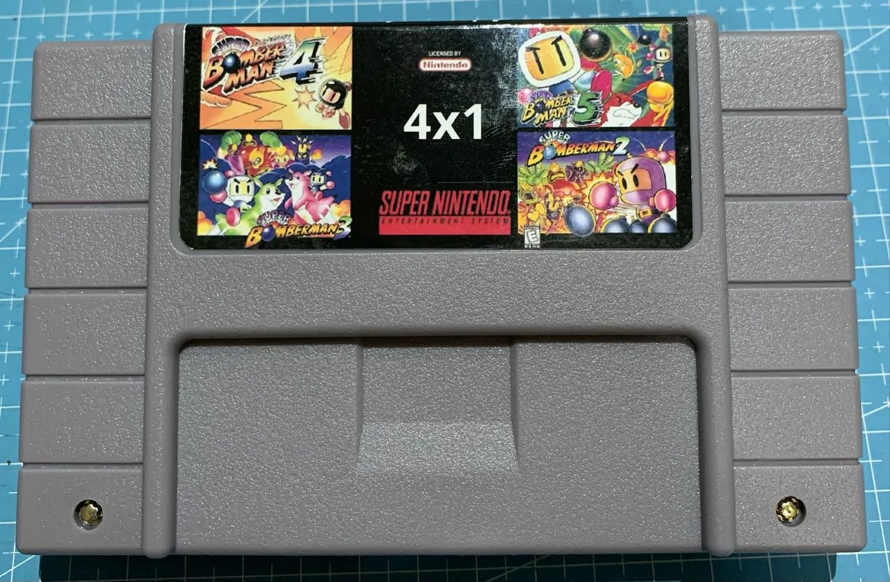 Bomberman 2,3,4 e 5 super Nintendo 