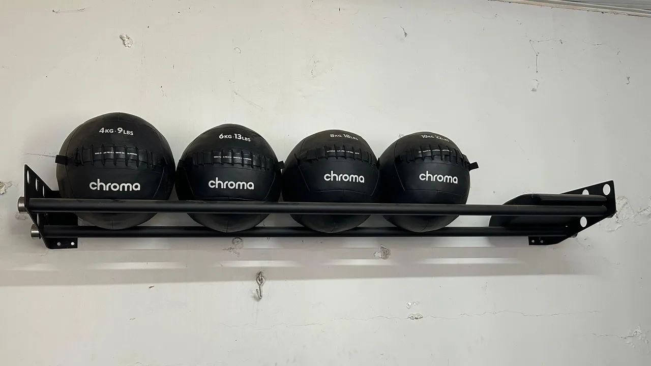 4 Wall Balls com suporte de parede - Foto 4