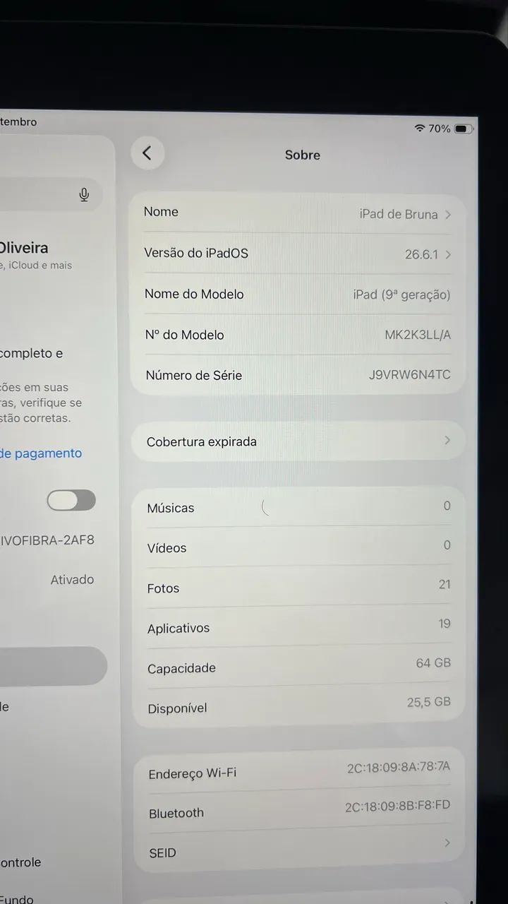 iPad 9ª geração + Apple Pencil  - Foto 5