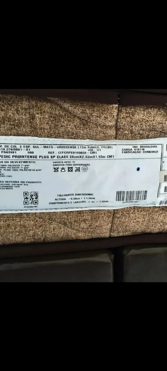 Cama Box + Colchão Probel 2,03 × 1,93 - Excelente Estado de conservação. - Foto 2