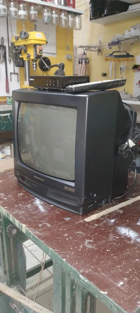 Tv Panasonic 14"verdadeira reliquia - Foto 2