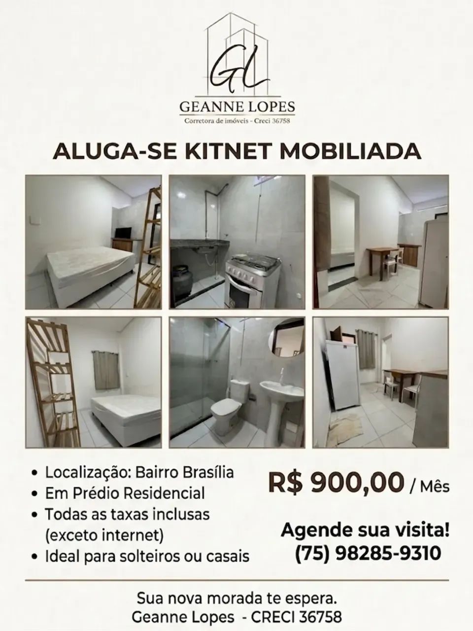 ALUGO KITNETS MOBILIADA
