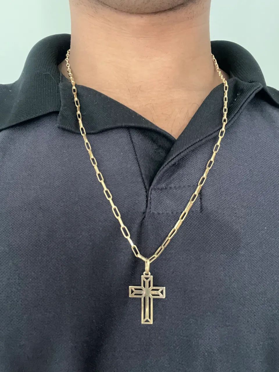 Corrente e pingente ouro 18k - Foto 3