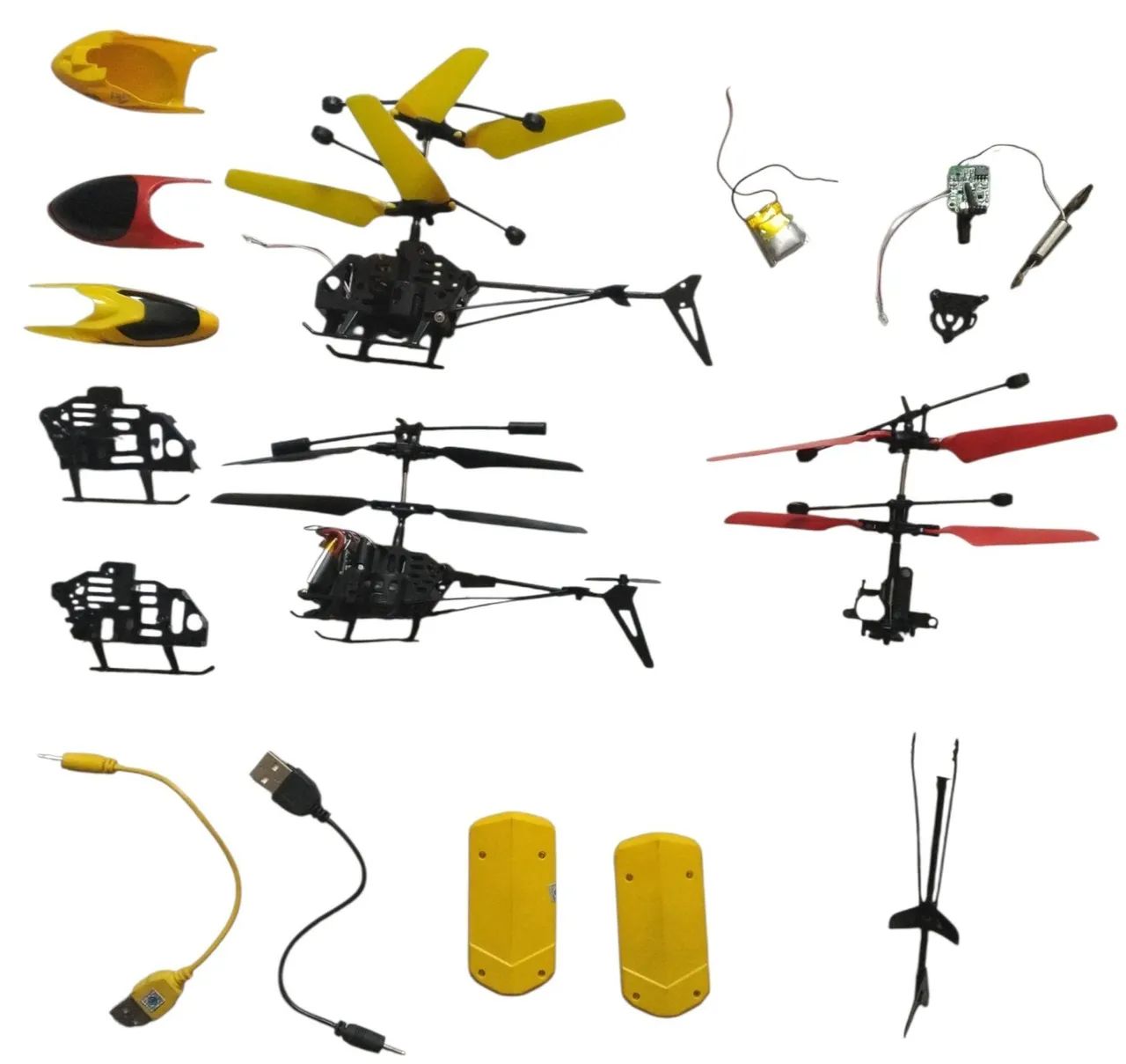 Lote de Drones e Helicópteros RC  Syma/H36/MJ Series  Peças, Controles e Acessórios - Foto 2
