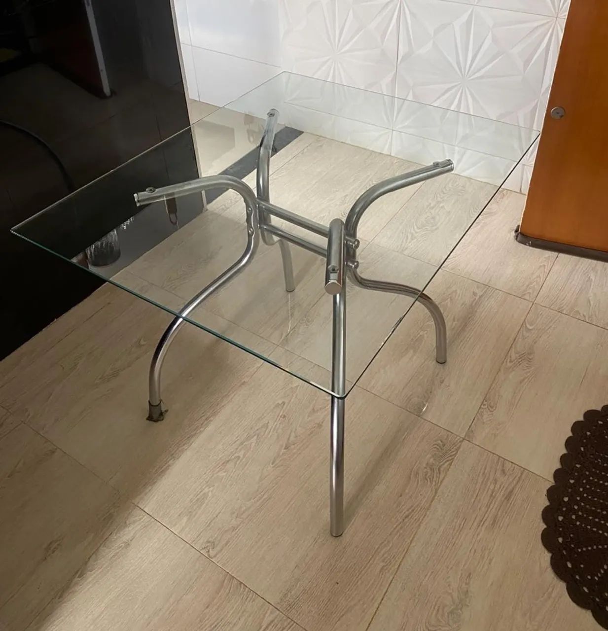MESA DE VIDRO À VENDA - Foto 2
