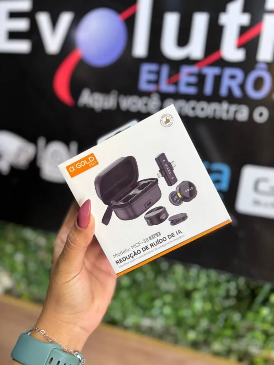 Microfone Lapela OL GOLD MCF-38