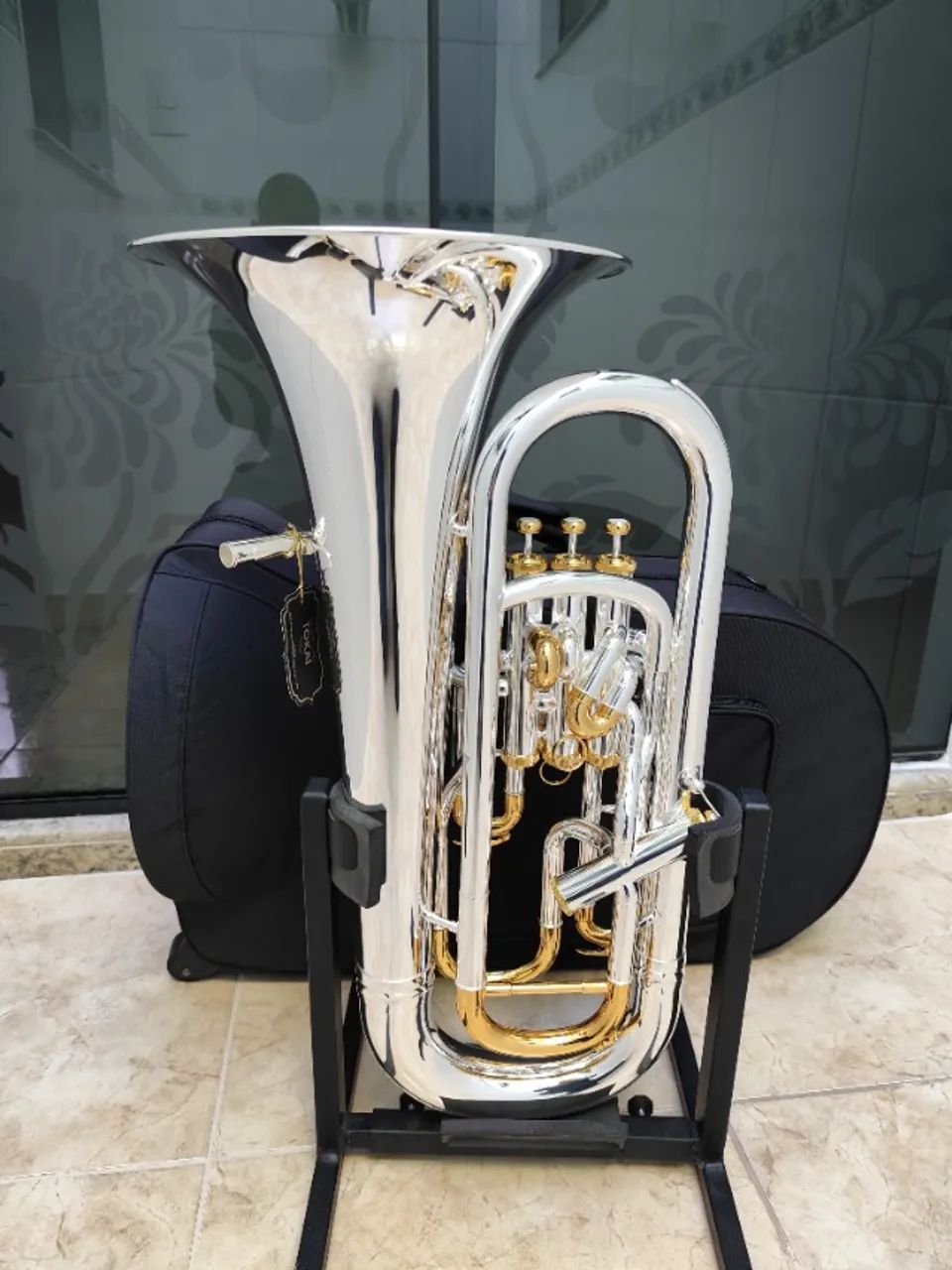 Euphonium Profissional Compensado 3+1 Tokai TEP-600PG Sib - Prata