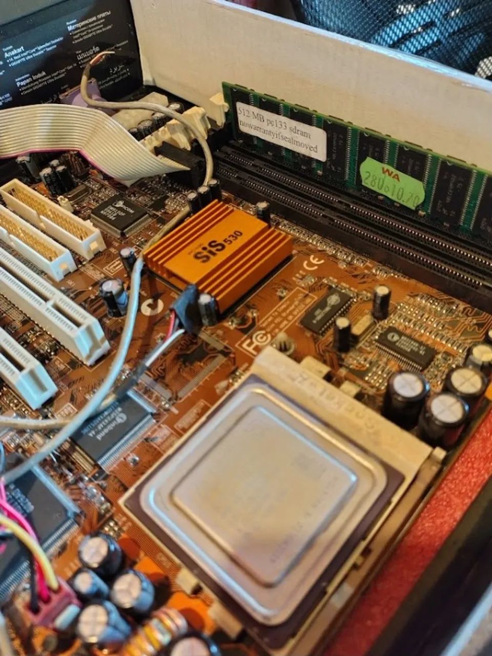Kit PC Retro AMD K6-2 512MB HD IDE 40gb