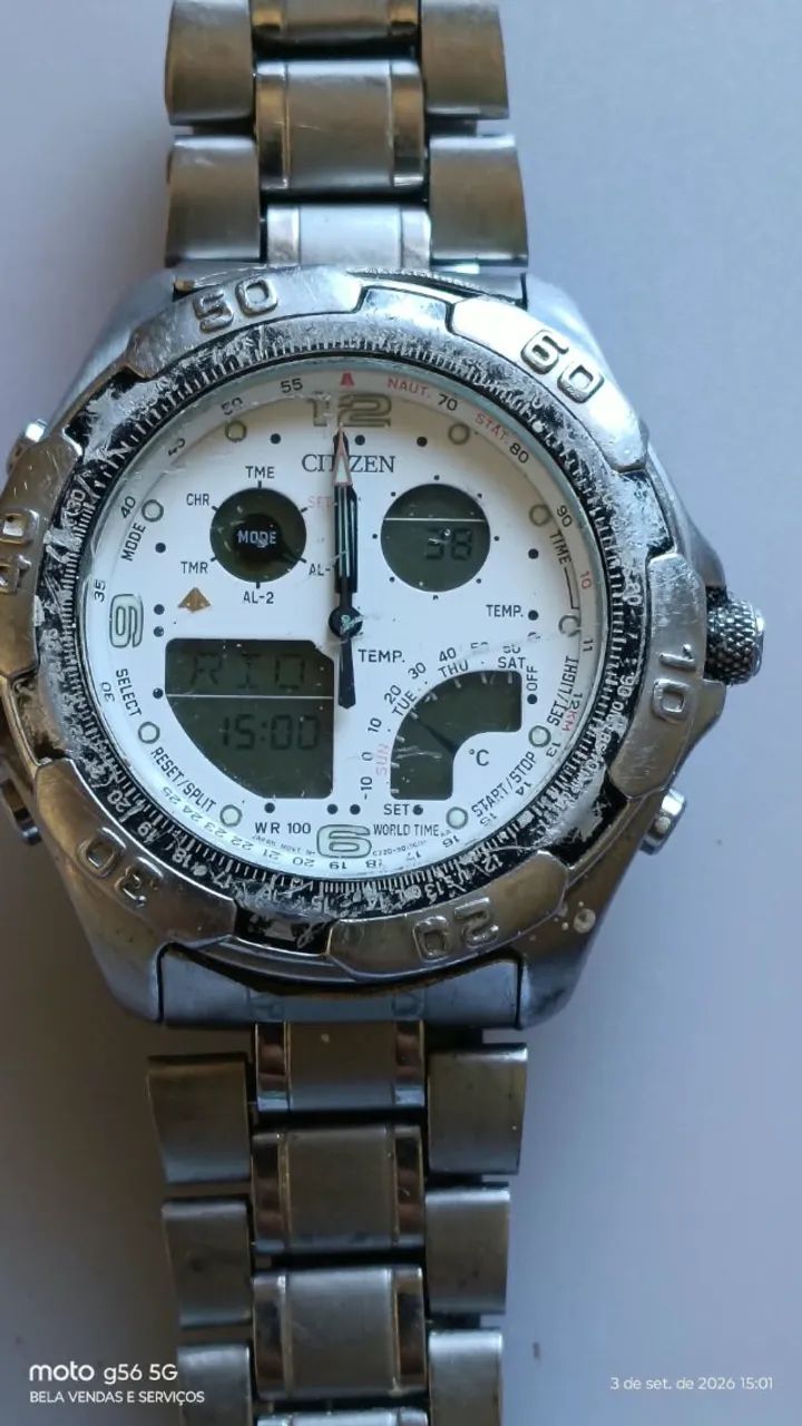 Relógio Citizen C720 Fundo Branco - Foto 5