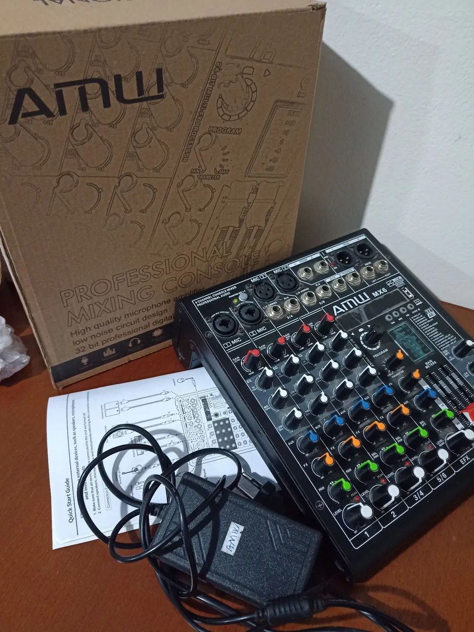 Mesa som amw 6 canais com bluetooth+USB 