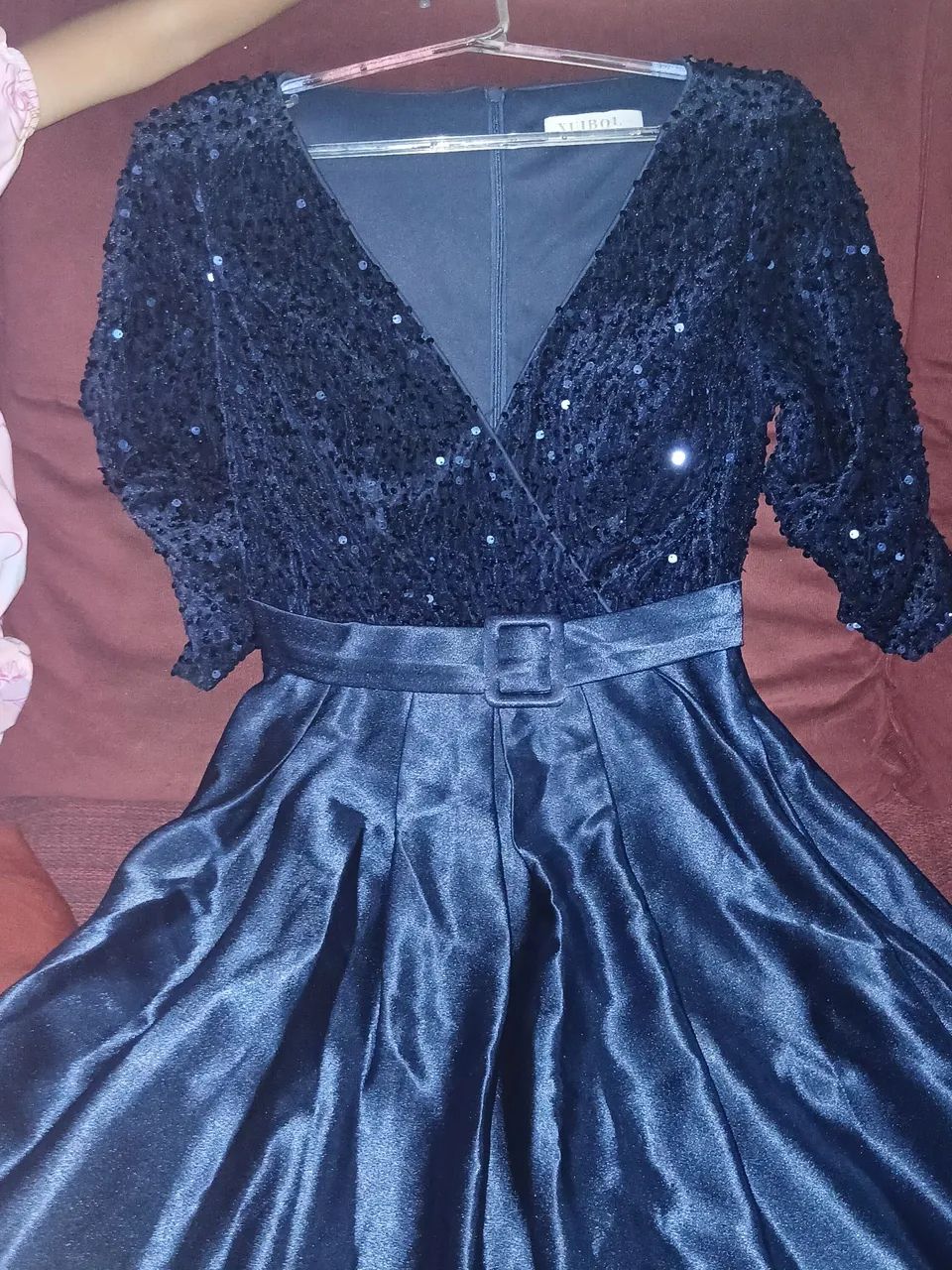 Vestido Azul marinho Madrinha