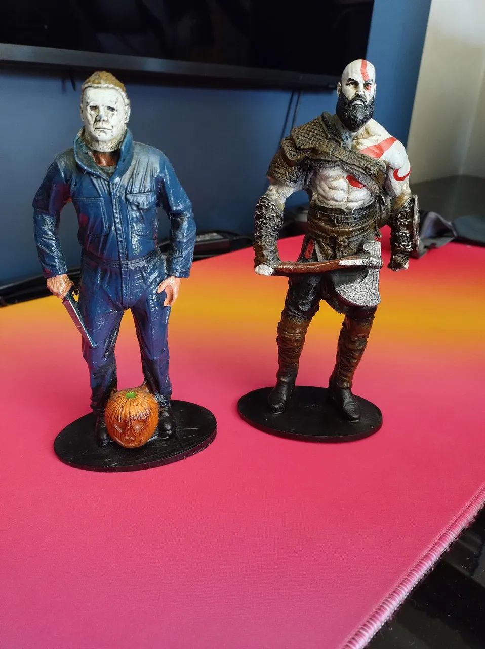 Action Figures - Kratos e Michael Myers