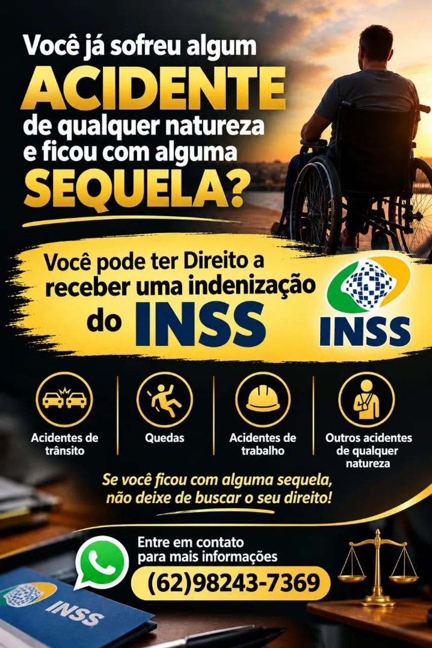 Sofreu algum Acidente e ficou com alguma Sequela?