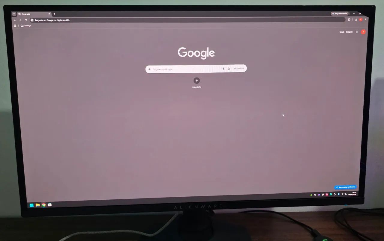 Monitor Dell Alienware AW2725DF - Com Defeito na Tela - Foto 2
