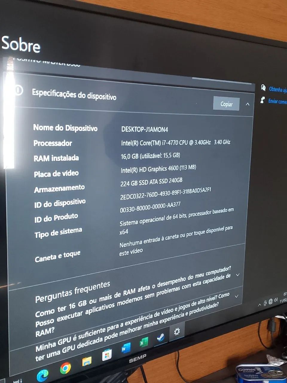 CPU/gabinete gamer  - Foto 2