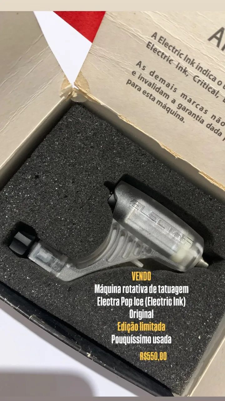 Máquina de tatuagem rotativa Electra Pop Ice