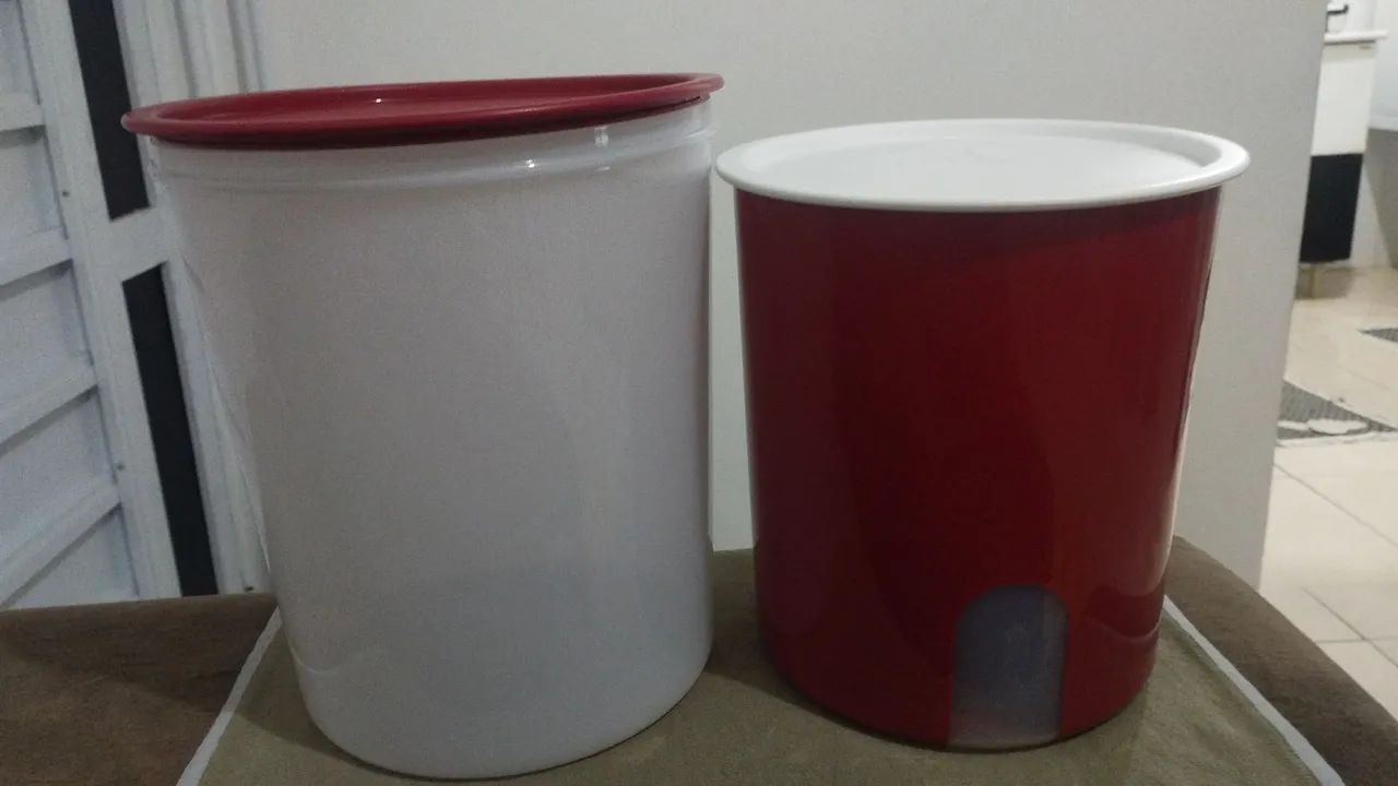 KIT 2 POTES TUPPERWARE GRANDES 