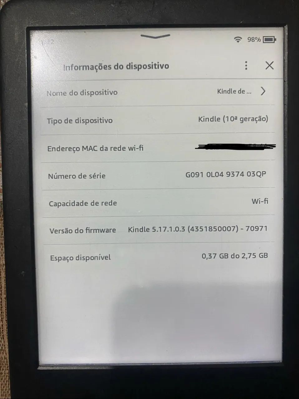 Kindle 10° geração  - Foto 2