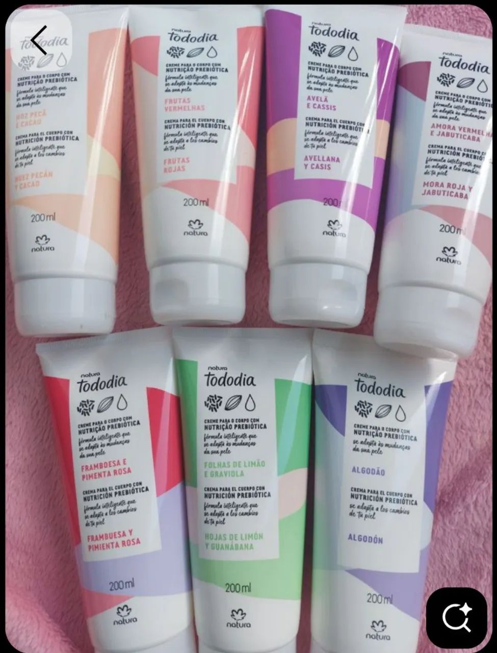 Produtos cosméticos 