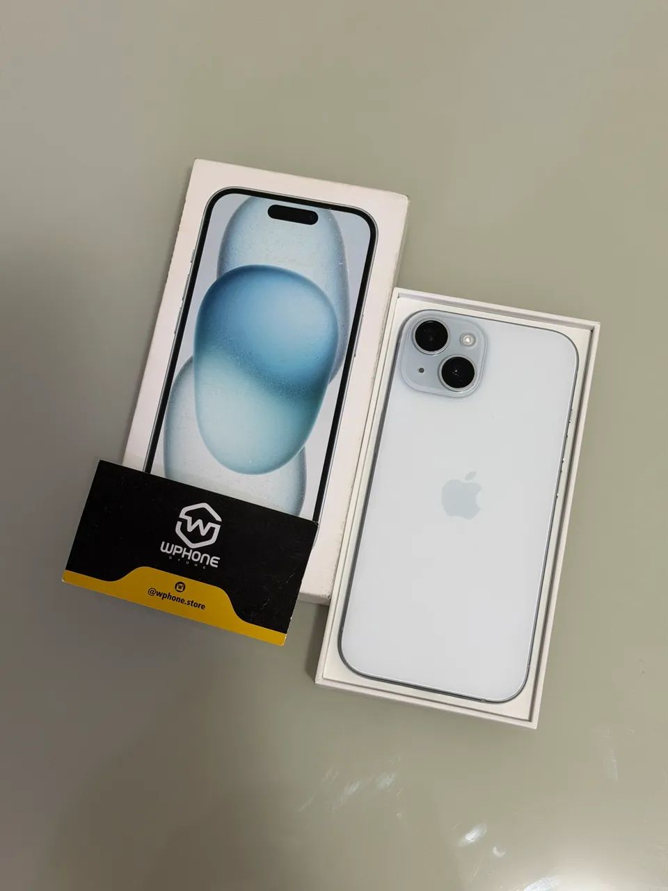iPhone 15 256gb AZUL - 03 meses de garantia - Celulares e