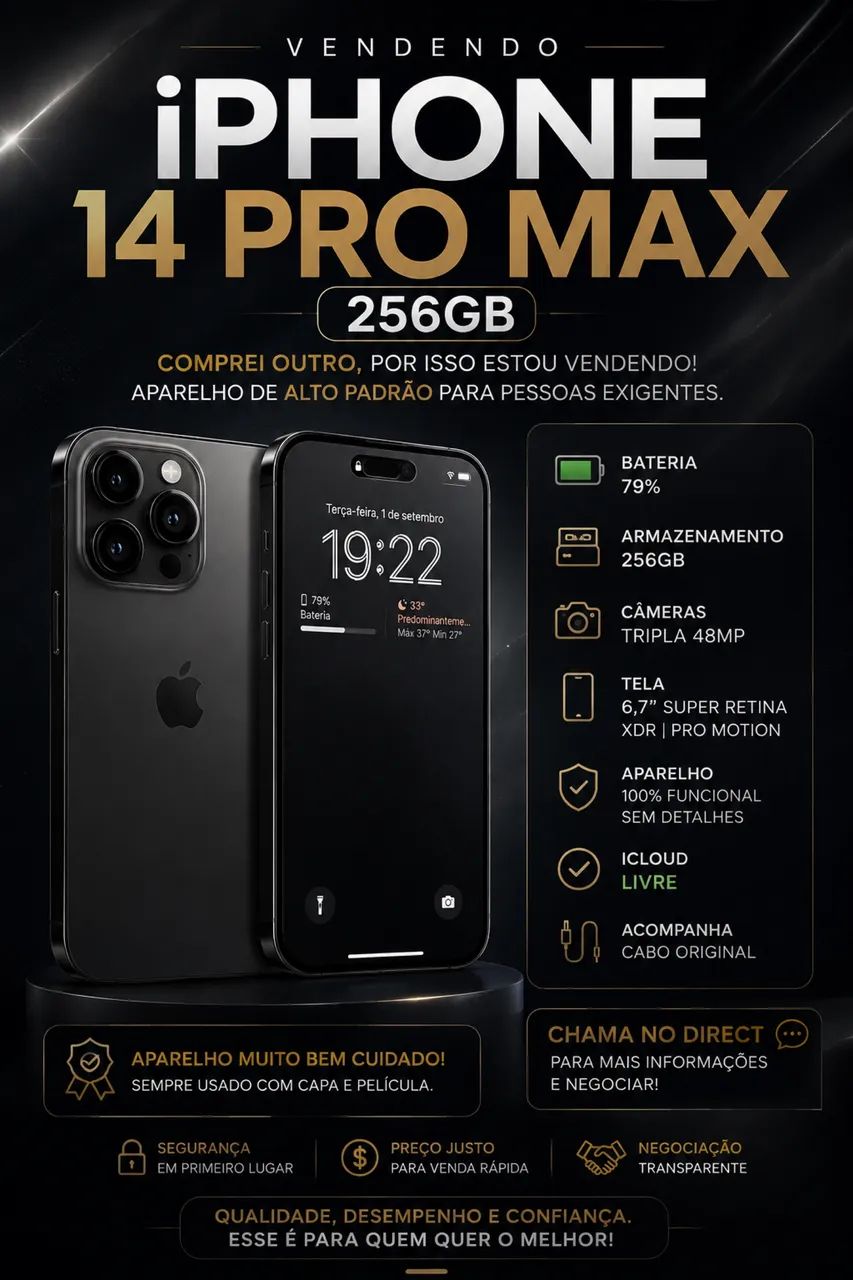 14 PRO MAX 256GB