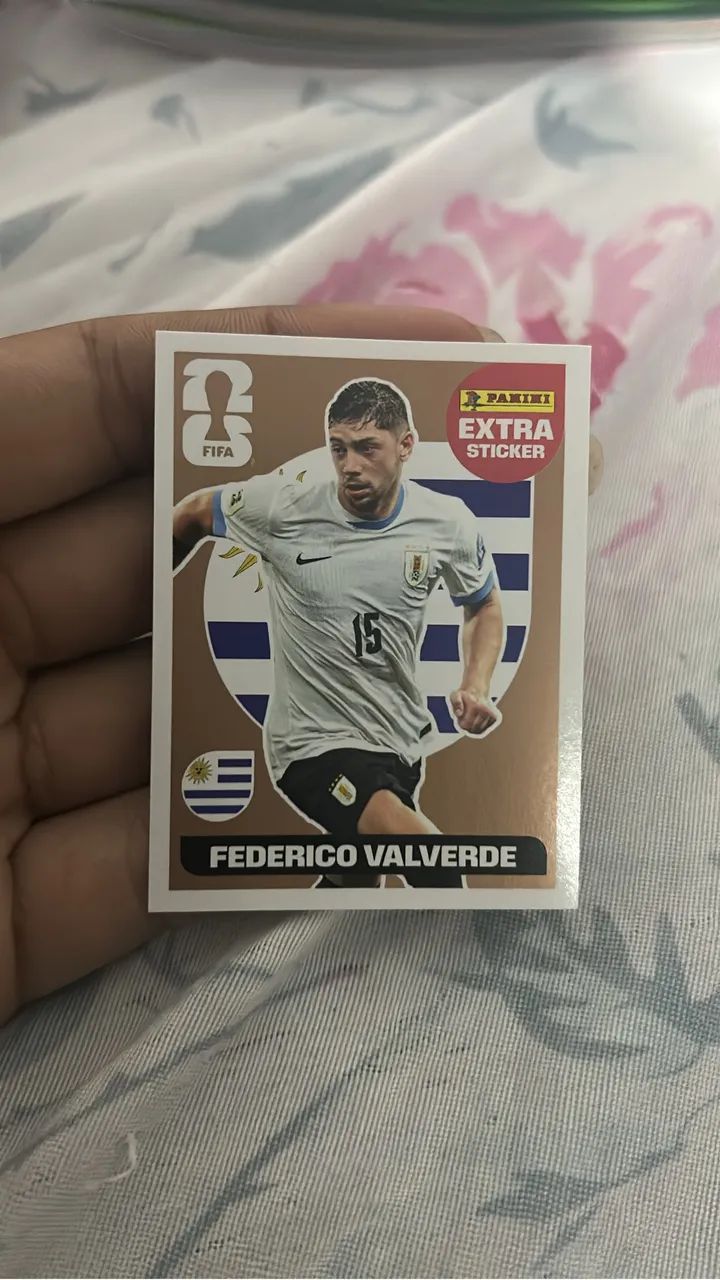 Figurinha copa 2026 Valverde bronze