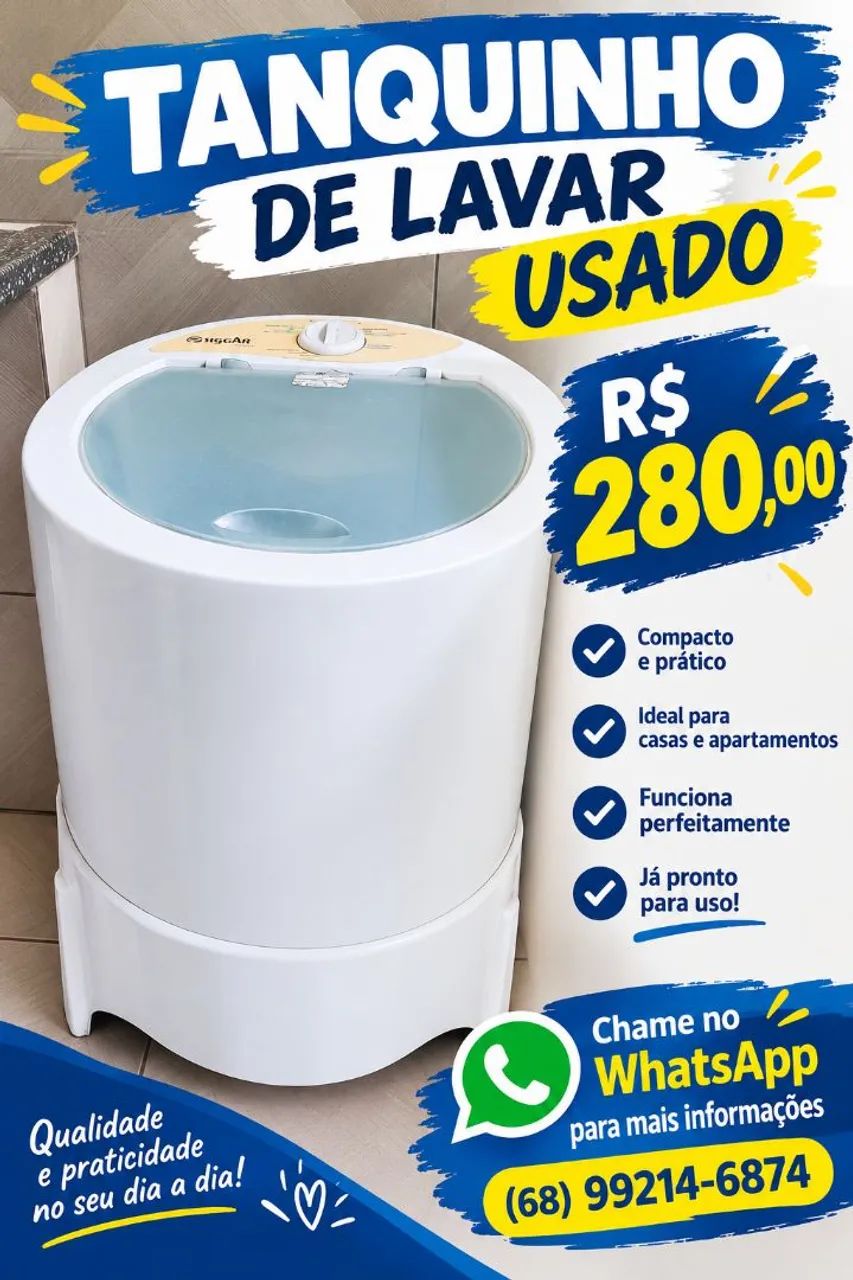 Tanquinho de lavar