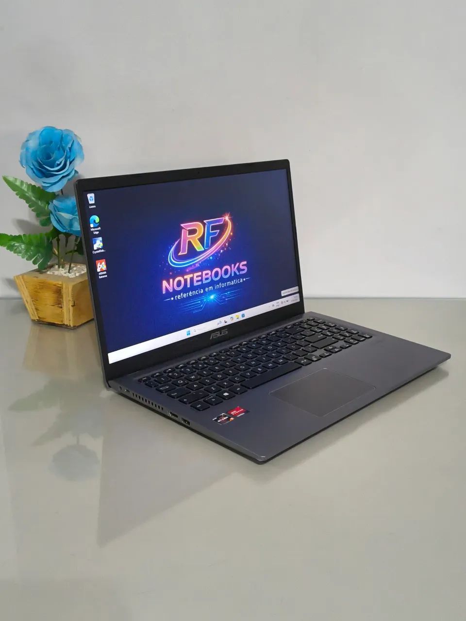 Notebook asus ryzen 5 8gb ram ssd 256gb placa de vídeo 2gb