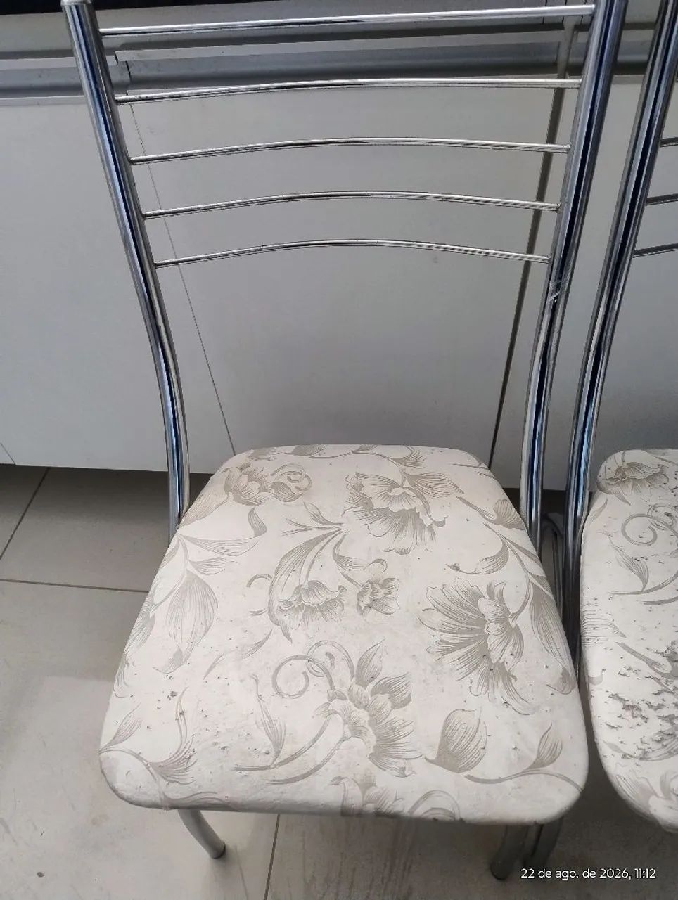 Cadeiras de aço cromado  - Foto 3