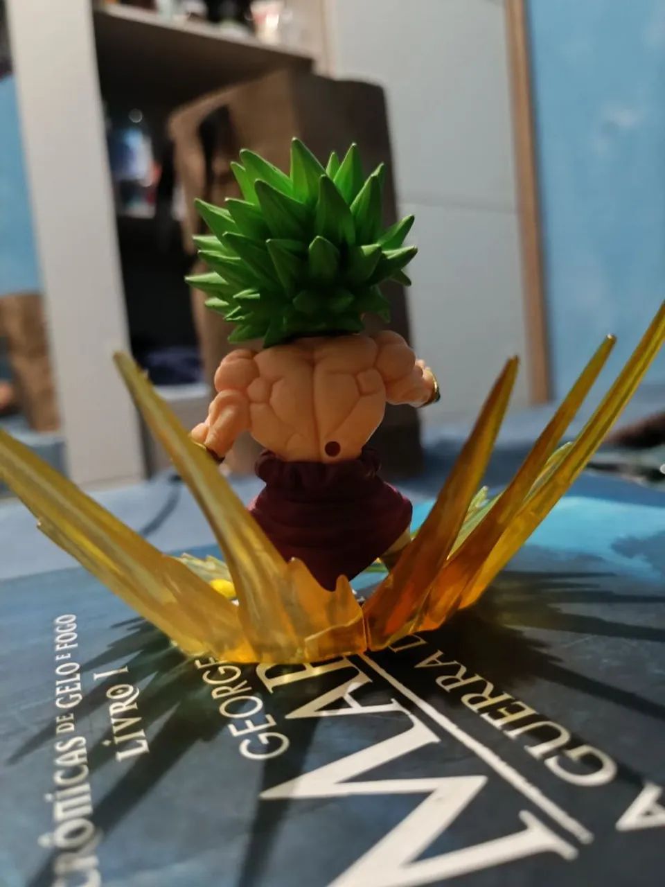 Action Figure Broly Super Saiyajin (Chibi) - Dragon Ball Colecionável - Foto 2