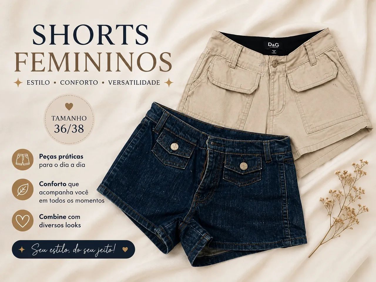 Short feminino 