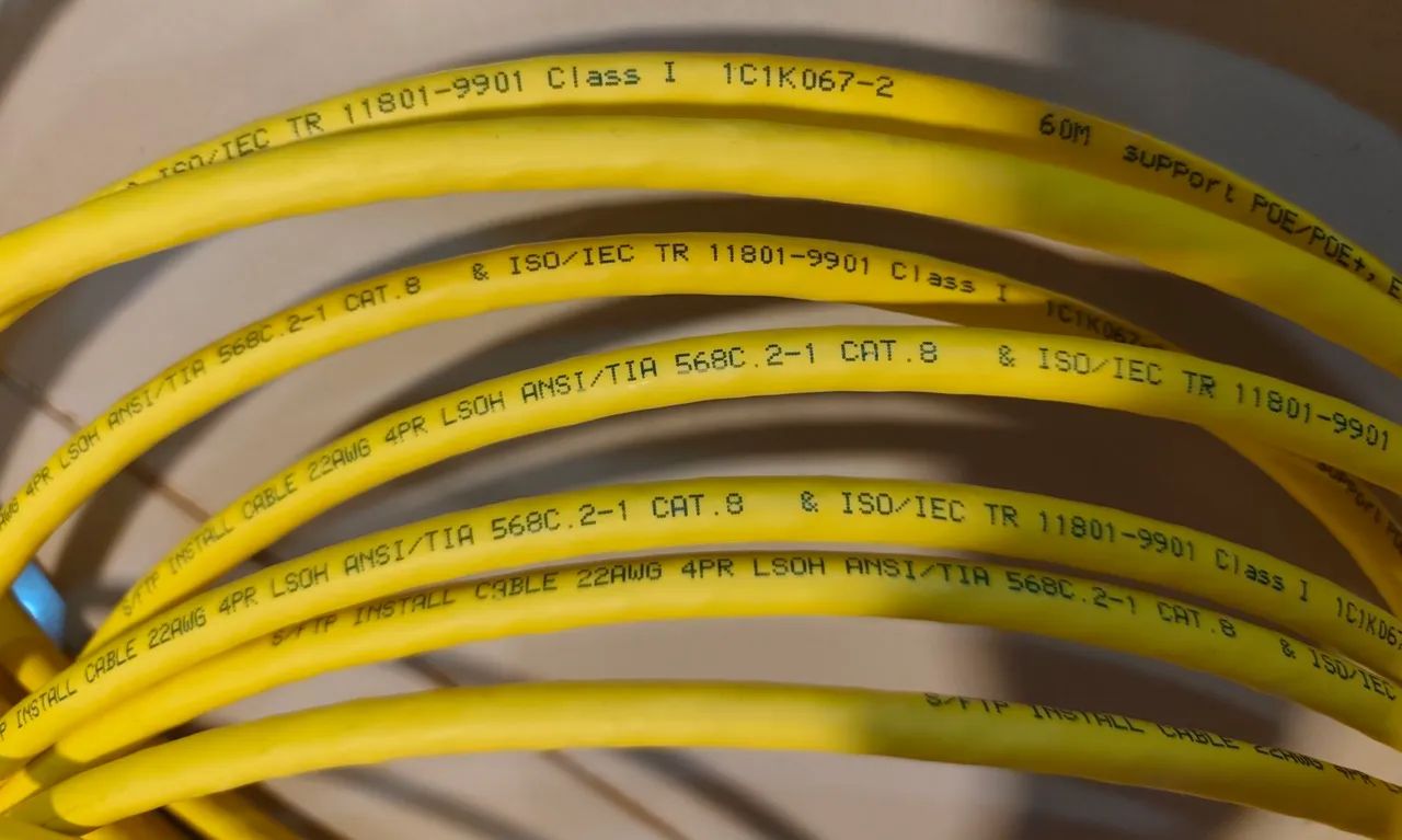 Cabo de rede ethernet CAT 8 Cabo RJ45 Cabo de internet  - Foto 2