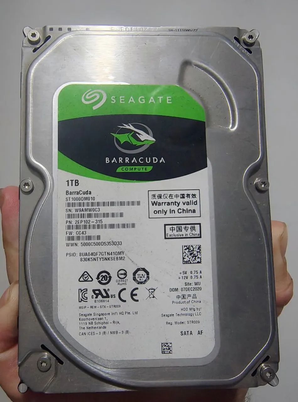 HD Seagate BarraCuda 1TB