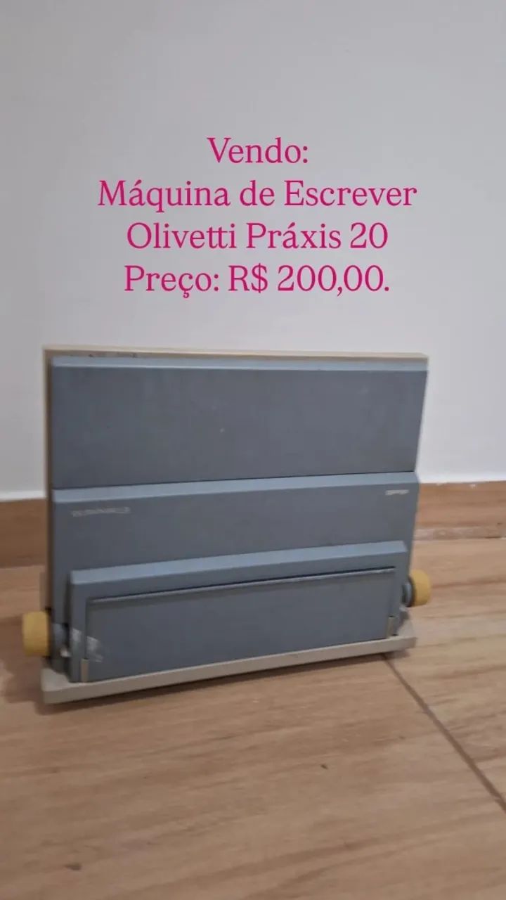Máquina de Escrever Olivetti Praxis 20