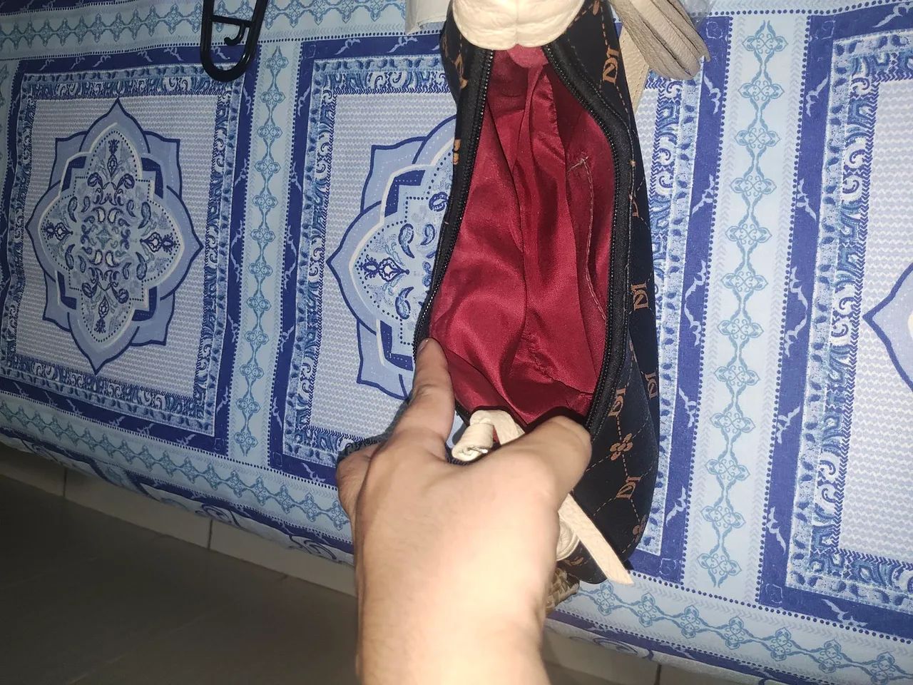 Bolsa Di Marlys marrom couro legítimo - Foto 4