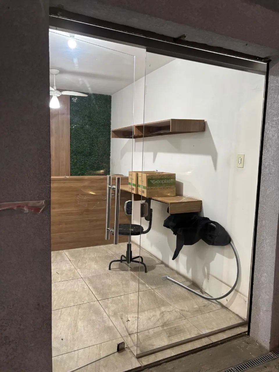 Vitrine de vidro para loja 