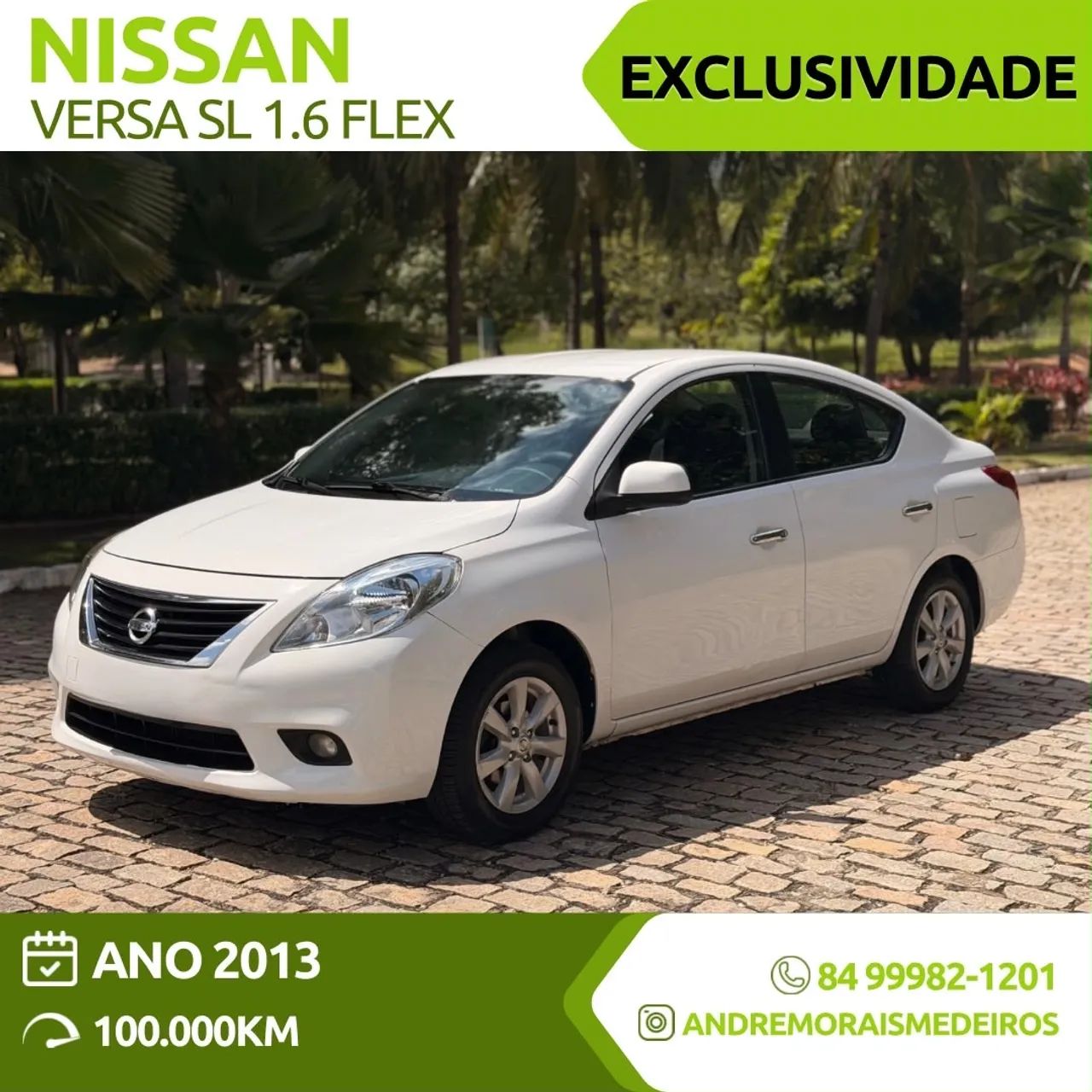 Nissan Versa VERSA SL 1.6 16V Flex Fuel 4p Mec. 2013