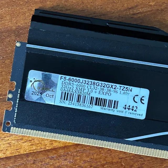 Memória RAM G.Skill Trident Z5 Neo 64GB (2x32GB) 6000MHz DDR5 CL32