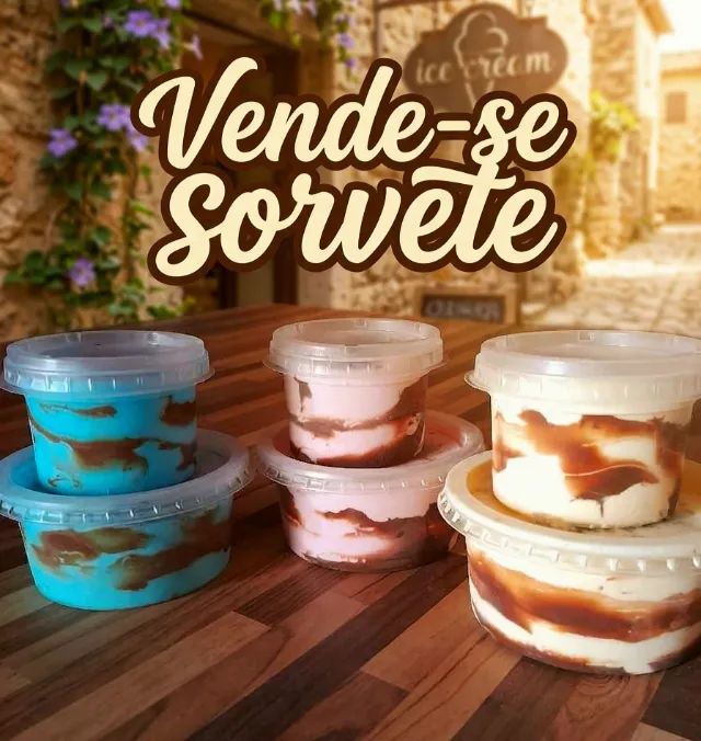 Sorvetes Capela-SE 3,00 o menor e 5,00 o maior