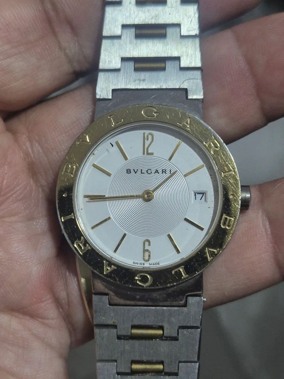 Relógio BVLGARI BICOLOR  BBL37S  QUARTZ   -   FUNCIONANDO PERFEITAMENTE - Foto 4