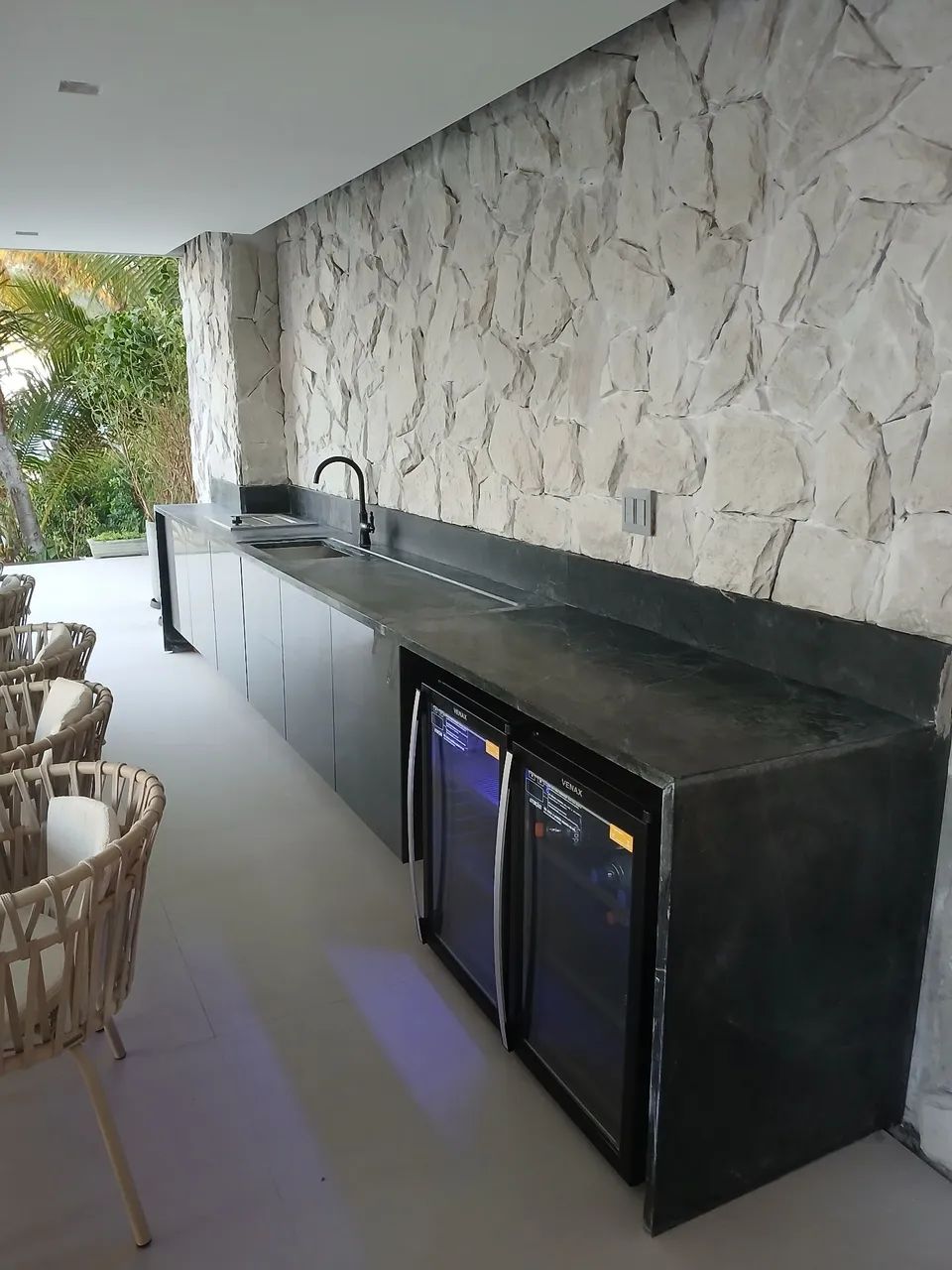 Instalação de bancadas