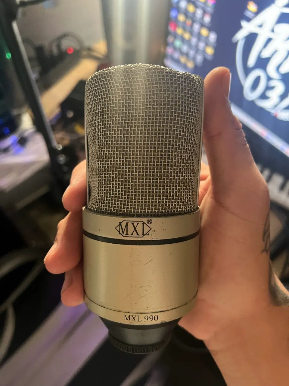 Microfone MXL 990 Condensador + Brinde 