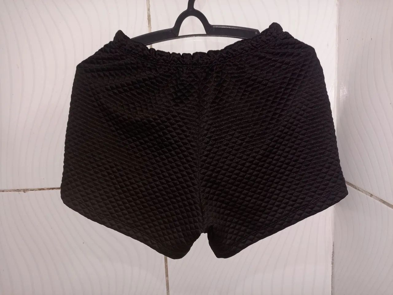 Short de Malha Canelada Feminino G - Foto 2